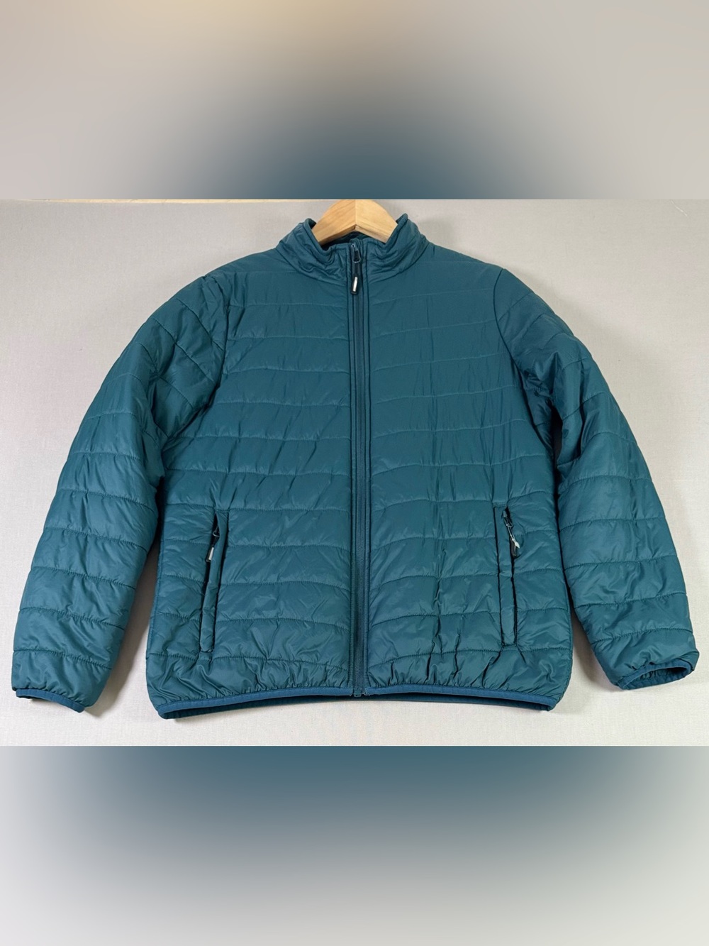 Outdoor Ventures Women’s Teal Lightweight Puffer Jacket Size M NWOT